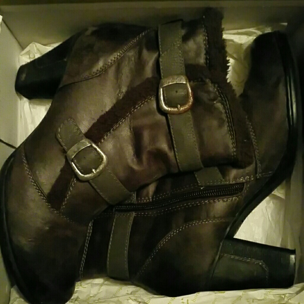 Cute cold weather ankle boots